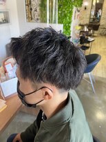 ドルチェヘアー(DOLCE HAIR)&nbsp;ツイストパーマ×アップバング
