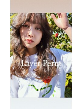 マージュ ギンザ(marju GINZA) 顔まわりレイヤーカット ヨシンモリパーマ