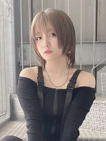 リアイス(Re:ICE)&nbsp;ミルクティーグレージュジェンダーレスショートウルフ