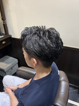 ヒロギンザバーバーショップ 神楽坂店(HIRO GINZA BARBER SHOP) 73ツーブロックパーマスタイル