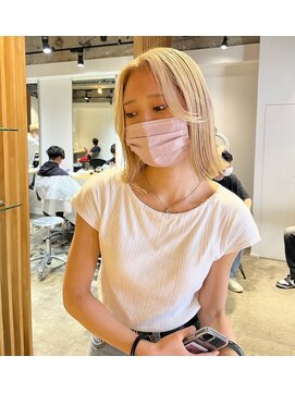 リミットバイアフィナー 大宮店(limit by Afinar) 抜きっぱなしblond×ぱつっとミディ