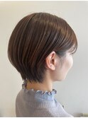 大人ショートボブ