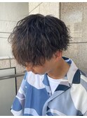 ツイストスパイラル/メンズカット/メンズパーマ/波巻きパーマ