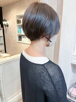 キャアリー(Caary) 福山人気caary丸みショート小顔ヘア簡単流し前髪似合わせカット