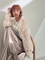 エディット トウキョウ(e.dit tokyo)&nbsp;【e.dit tokyo macoto】ブリーチカラー顔まわりレイヤー20代30代