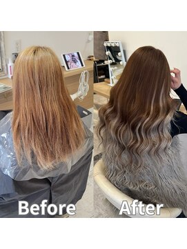 ヘアスタジオ マテリアル(hair studio Material) #ブリーチ#髪質改善#エクステ#ダブルカラー