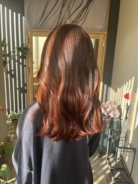 マウ(mau) ロング オレンジカラー