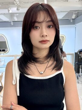 エジョン 三鷹店(Aejon) ハッシュカットレイヤーロング/ヘルシースタイル/韓国ヘア吉祥寺