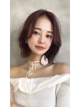 ロンド ストラーダ 心斎橋(Lond strada) レイヤーボブ×ハイトーン[心斎橋/髪質改善]