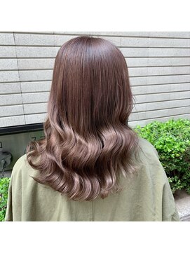 アソビセカンド 原宿(ASOBI 2nd) 透け感たっぷりベージュ　20代/30代/ハイライト