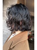 ボブパーマミニボブパーマニュアンスパーマボブウェーブパーマ
