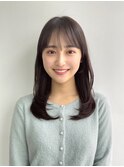 大人ミディレイヤー×ワンカール*レイヤーカット*セミロングヘア