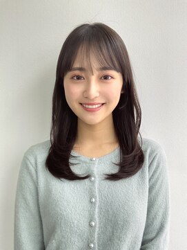 ケーツー エソラ池袋店(K-two) 大人ミディレイヤー×ワンカール*レイヤーカット*セミロングヘア