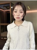 ミニウルフレイヤーカット顔周りカット前髪カット韓国ロング渋谷