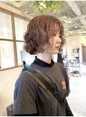 ニュアンスボブ×パーマ