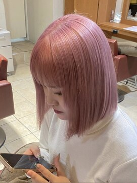 ネオリーブ ジューク 日吉店(Neolive JuQ) 日吉/綱島　チェリーブラウンミニウルフデジタルパーマ