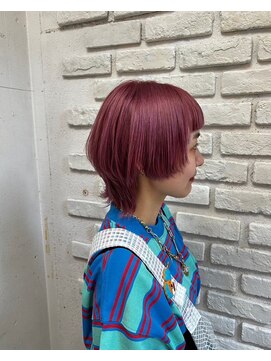 クリーブ 池袋(creeb) カシスピンク/ピンクカラー/ブリーチ