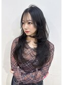 韓国風巻き レイヤーカット 顔周りカット 透明感 SAYAKA