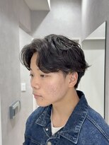 メレ 仙台(Mele)&nbsp;メンズセンターパート/ニュアンスパーマ/フェザーパーマ