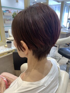 アッシュ 仙川店(Ash) 50代60代まとまり艶ショート髪質改善ボリュームUPエイジングケア