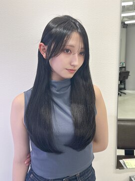 ハピネス 梅田茶屋町店(HAPPINESS) 韓国ヘア/レイヤーカット/髪質改善/顔周りカット/グレージュ