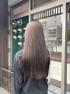 ミニム ヘアー(minim hair) 【minim×りの】ブリーチなしベージュ