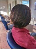 ショート/50代/40代/白髪染め/髪質改善