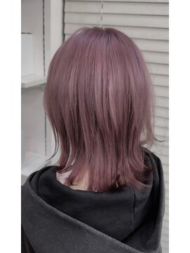 pale pink ×cherry red