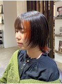 ショートウルフ/レイヤーウルフカット/顔まわりレイヤーカット