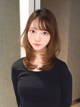 クム(kumu) レイヤーカット /縮毛矯正/前髪/顔周り/名古屋/栄/韓国サロン