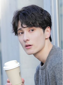 フィフス 札幌大通(fifth) 札幌メンズパーマルーズパーマシャドウパーマセンターパート緩め