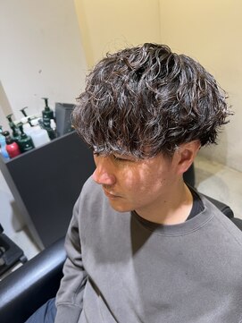 フリーク バーバーショップ 都島店(FREAK BARBER SHOP) 王道マッシュシャドウパーマ