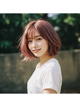 デバイス バイ フレイムス 越谷(DEVICE by Frames) ショートボブ髪型20代30代40代50代丸顔面長越谷