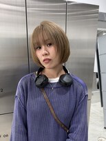 イル 天神大名店(ill)&nbsp;オリーブベージュ/ベージュ/ショートボブ