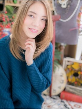 カバーヘア イヴ 戸頭店(COVER HAIR EVE) *+EVE戸頭+*…攻め系！小顔レイヤーストレートａ