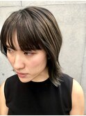 外はねハイライトボブ
