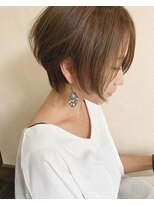 ヘアーデザイン ルシア(Hair Design Lucia)&nbsp;大人綺麗耳掛けショートボブ