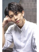小久保styleサイドパート韓国マッシュツイストスパイラルウルフ