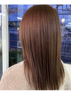 エヌズ(N's) 高松　30代40代　ミディアムスタイル　うる艶ストレート