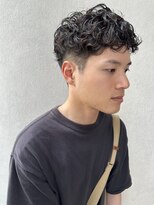 メンズサロン ブロック(Men's Salon bloc) スパイラルパーマ ツーブロック　マッシュスタイル