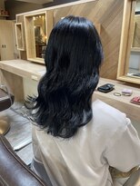 ヘア プロデュース キュオン(hair produce CUEON.)&nbsp;ロング×透明感ブルーブラック
