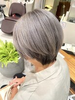 ドレス(Dress)&nbsp;白髪ぼかしハイライト/ショート/シルバー
