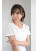大人可愛い◎20代30代40代フルバングイメチェン似合わせカット