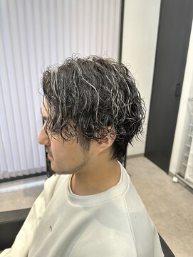 メンズ ラピス 横浜店(Men’sLapis) 波巻き×ホワイトメッシュ