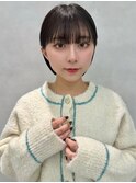 イメチェン/似合わせカット/フルバング/レッドブラウン/新宿