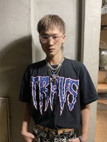 メンズショート×ウルフヘア