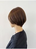 大人可愛い☆丸みショート