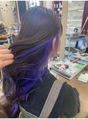 インナーカラー/イヤリングカラー/バイオレット