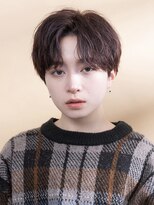 オーシャントーキョー 渋谷(OCEAN TOKYO)&nbsp;刈り上げシースルーマッシュセンターパートツーブロック韓国ヘア