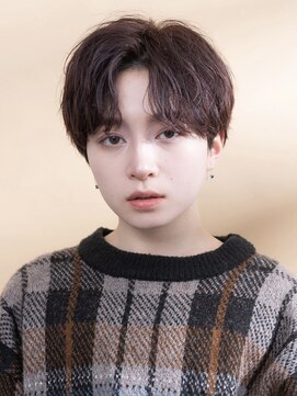 オーシャントーキョー 渋谷(OCEAN TOKYO) 刈り上げシースルーマッシュセンターパートツーブロック韓国ヘア